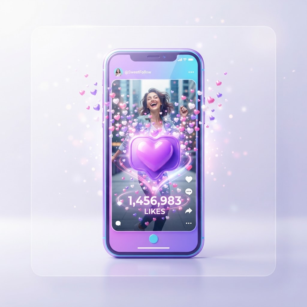 Buy TikTok likes with SweetFollow for fast video engagement, reach, and social proof